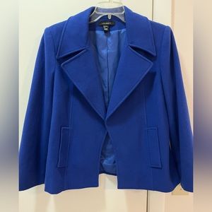 Louben Blue Wool Coat